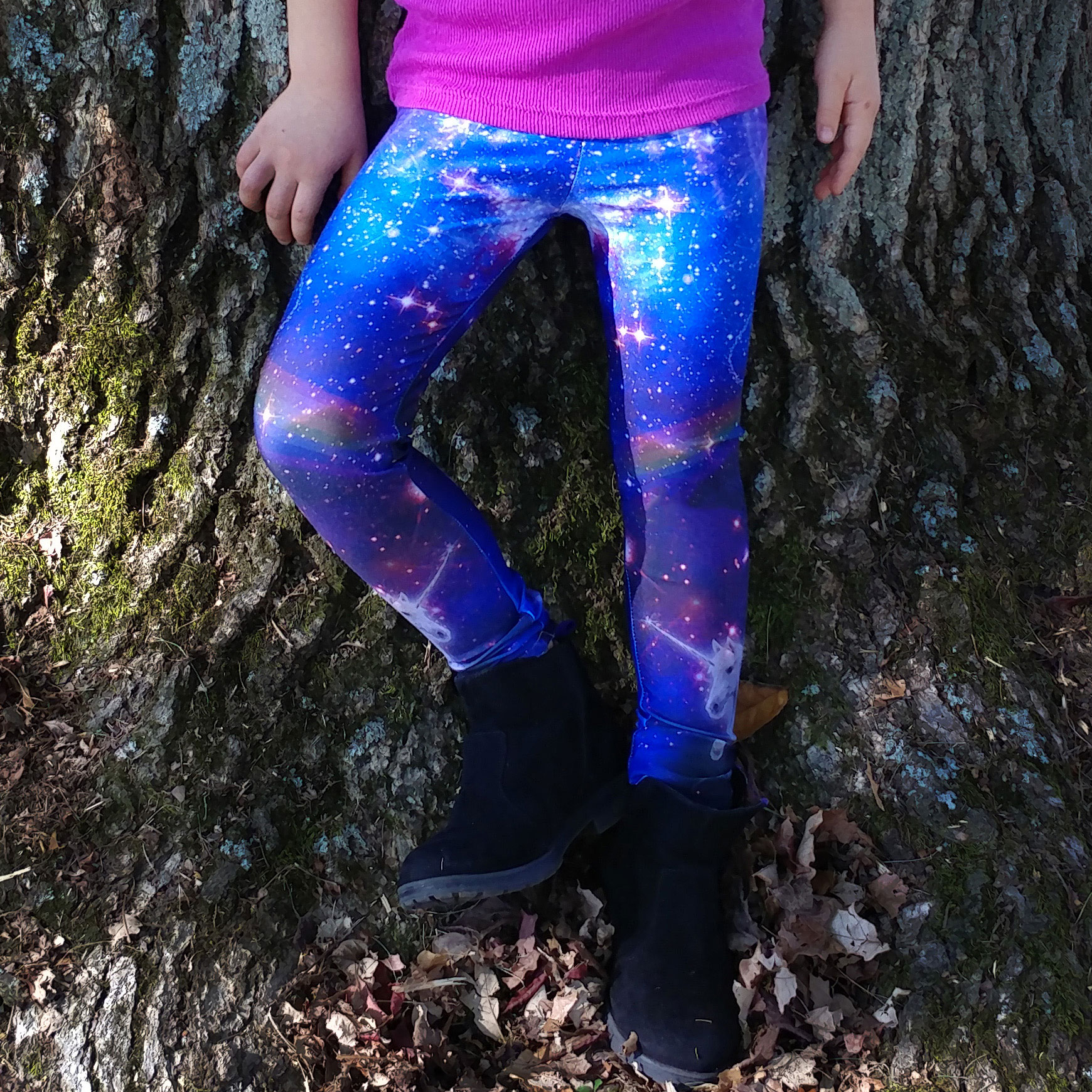  Aflyko Girls' Leggings Magic Purple Planet UFO Shooting Star  Kids Workout Pants Dance Tights 4-10T: Clothing, Shoes & Jewelry