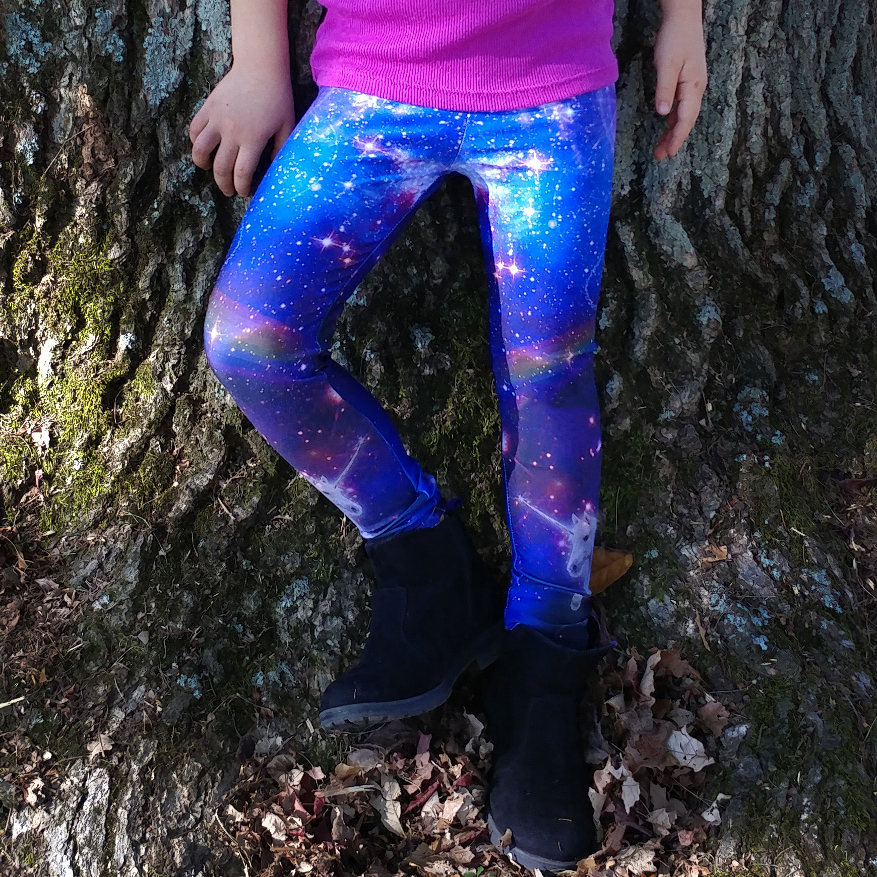 Purple Star Youth Leggings